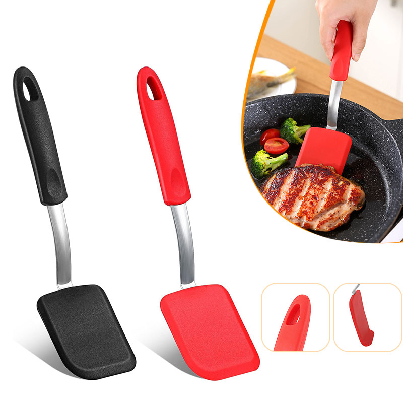 Okonomiyaki Spatula - Siliconen Cookie Spatel Turner Anti-aanbak Mini