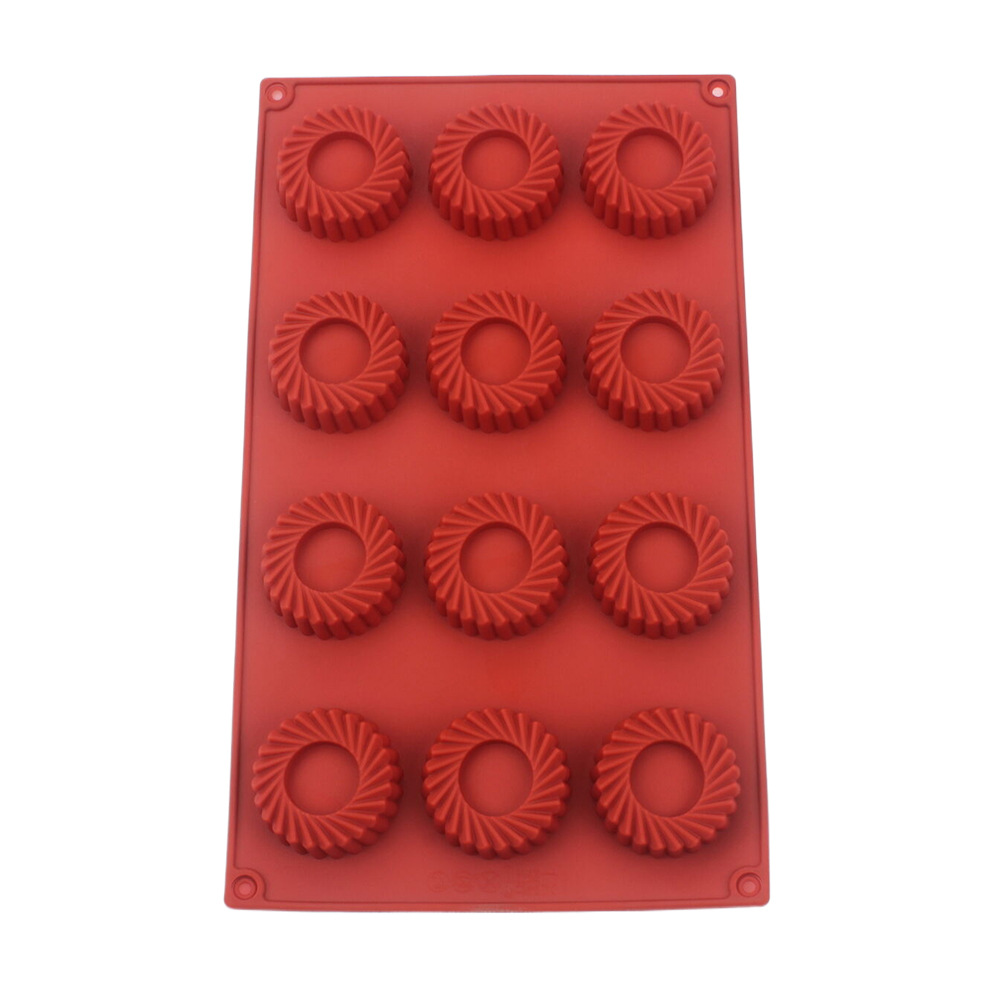 12-gaats ronde vortexvormige s - Donut Mold Silicone recensie en prijs
