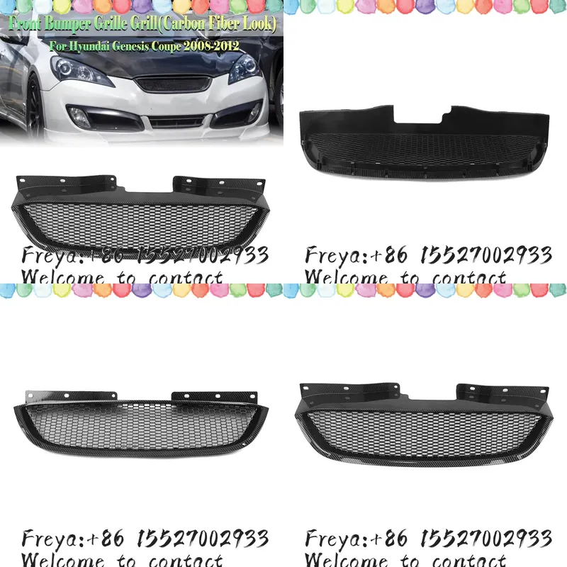 Frontgrill voor Genesis Coupe  - Crepe Pan Carbon recensie en prijs