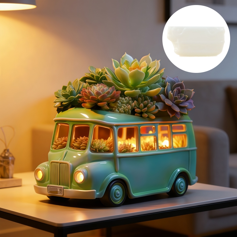 Bus succulent planten bloempot - Potsticker Mold recensie en prijs