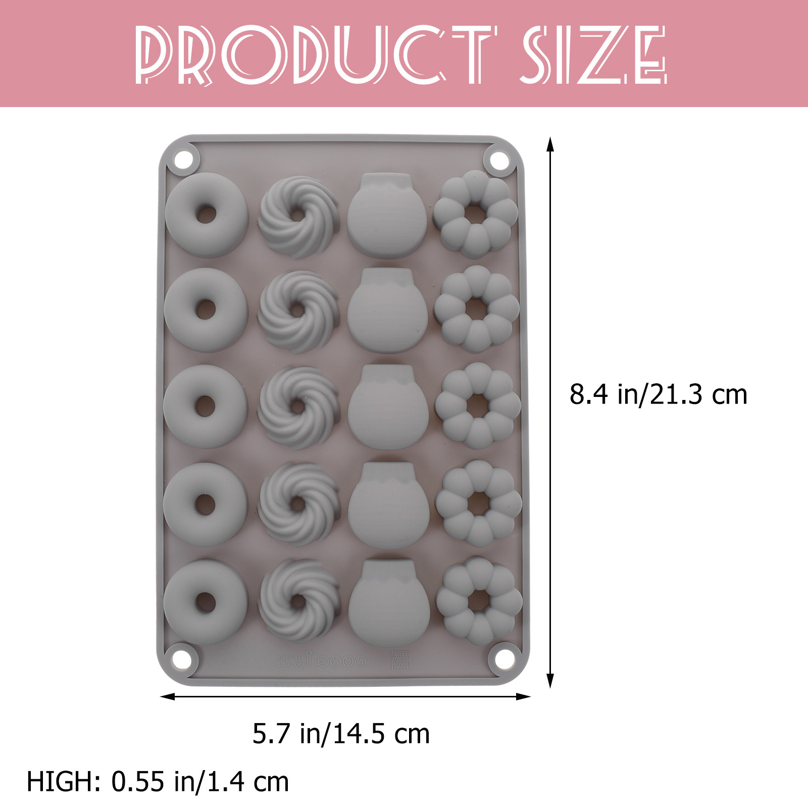 Mini Chocolade Donut Siliconen - Donut Mold Silicone recensie en prijs